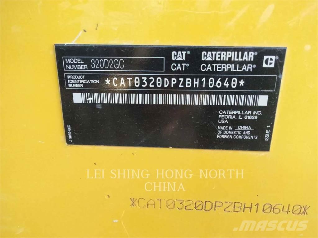CAT 320D2GC Roomikekskavaatorid