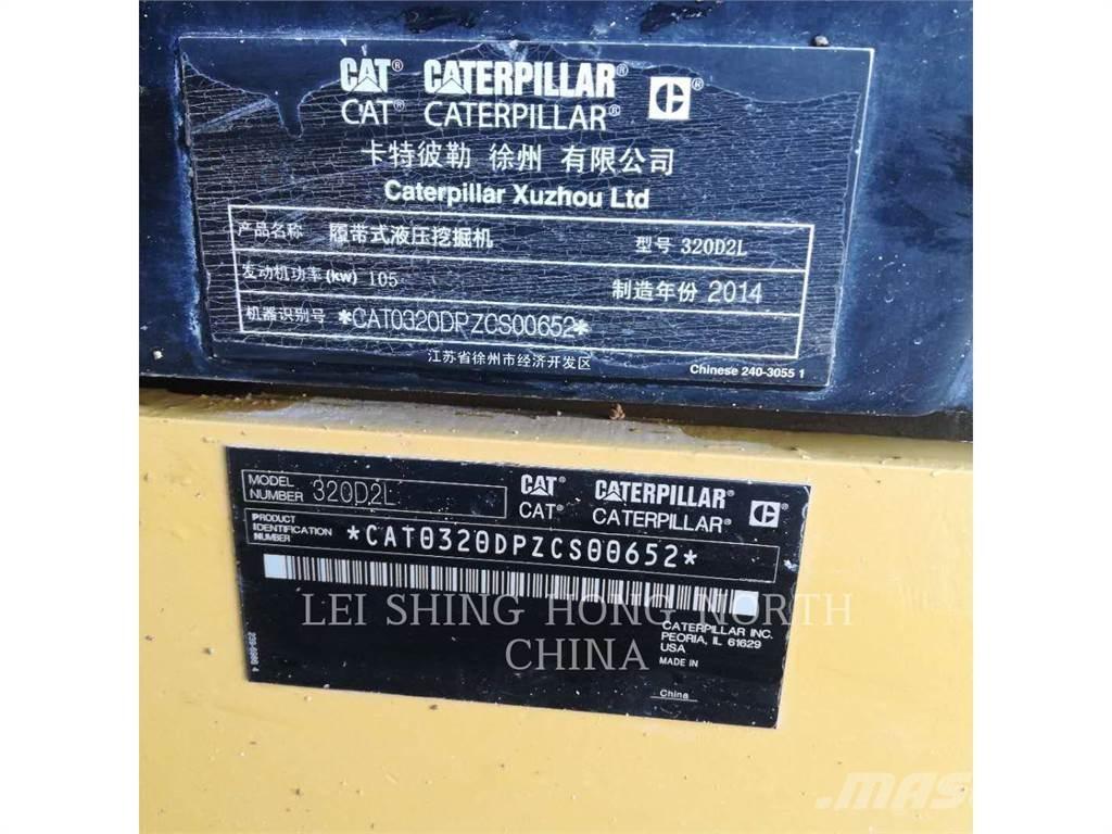 CAT 320D2L Roomikekskavaatorid