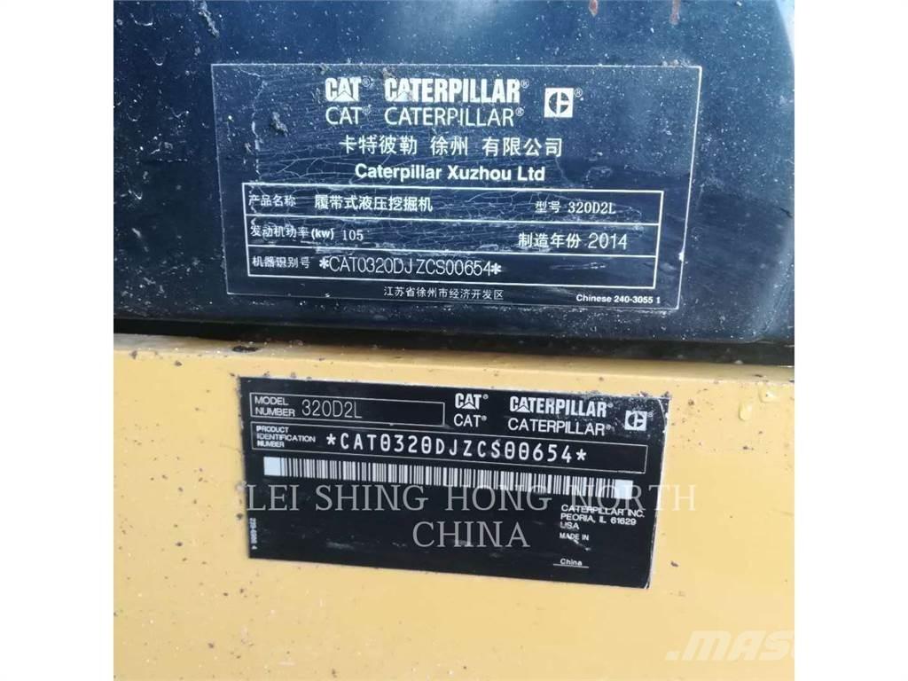 CAT 320D2L Roomikekskavaatorid