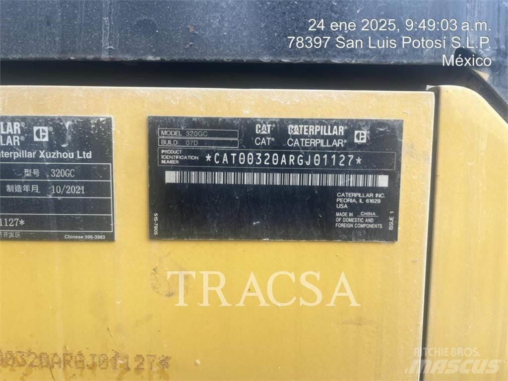 CAT 320GC Roomikekskavaatorid
