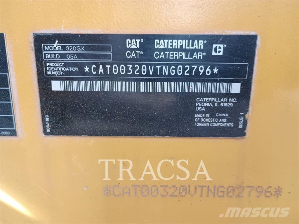 CAT 320GX Roomikekskavaatorid