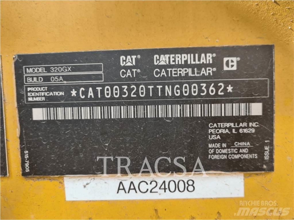CAT 320GX Roomikekskavaatorid