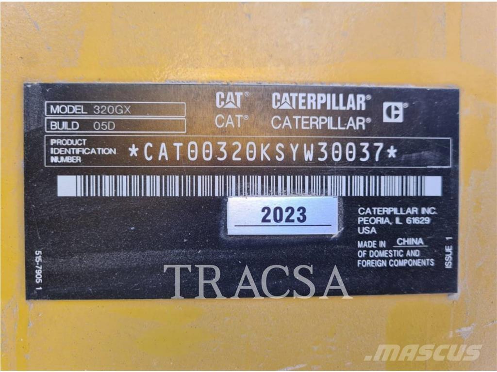 CAT 320GX Roomikekskavaatorid