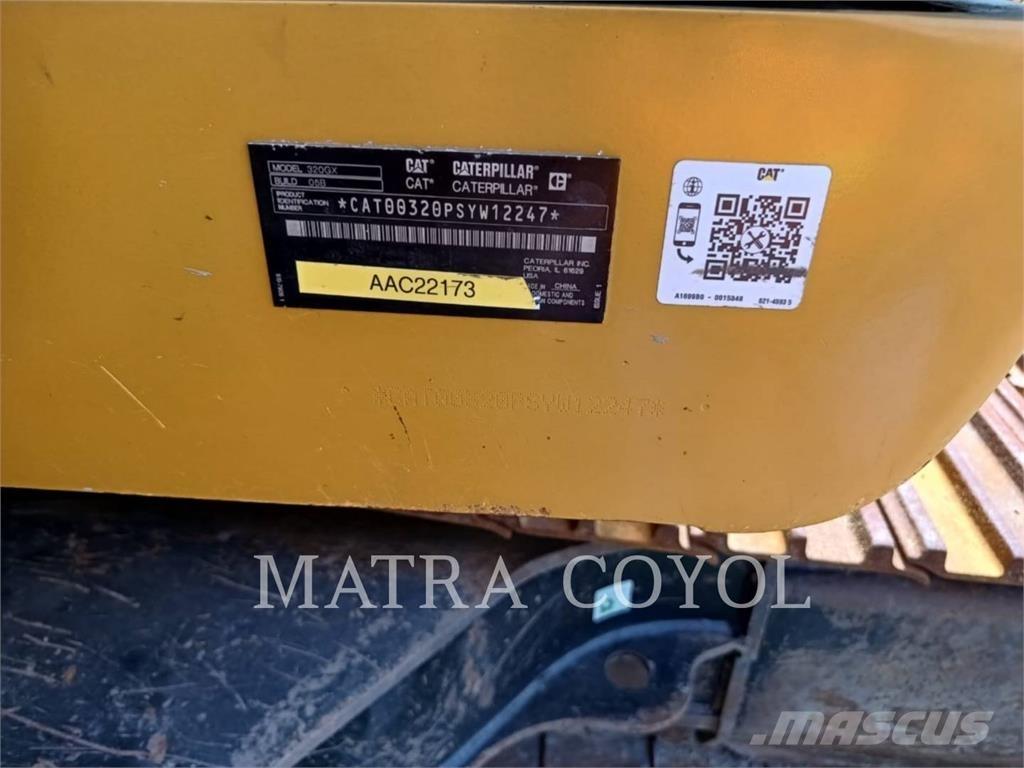CAT 320GX Roomikekskavaatorid