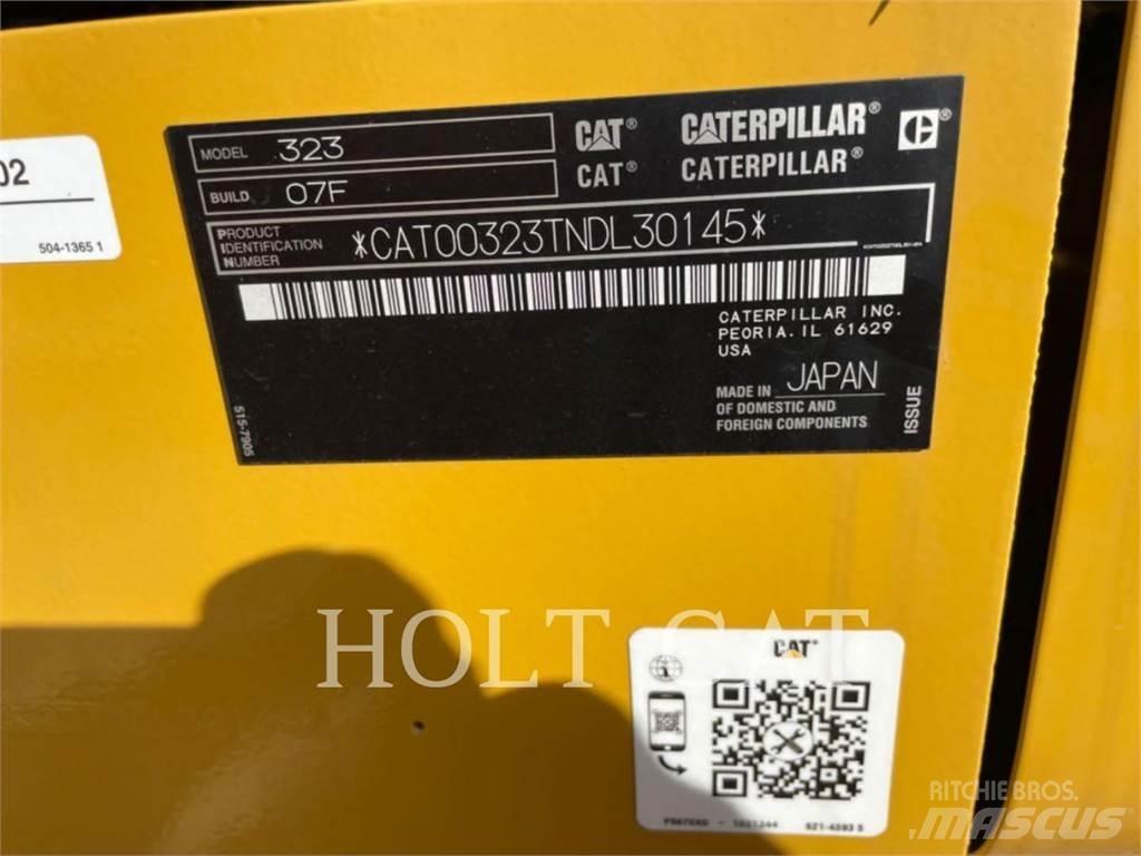 CAT 323 TC Roomikekskavaatorid