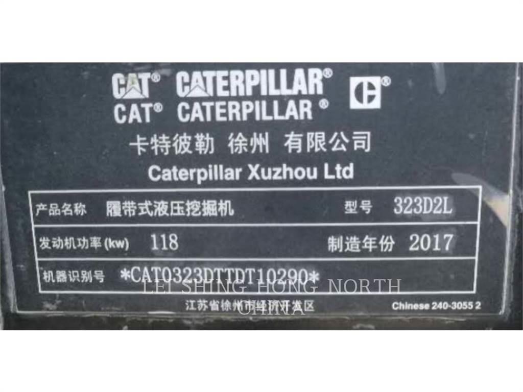 CAT 323D2L Roomikekskavaatorid