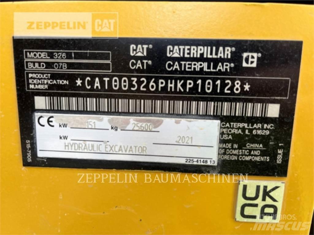 CAT 326-07 Roomikekskavaatorid