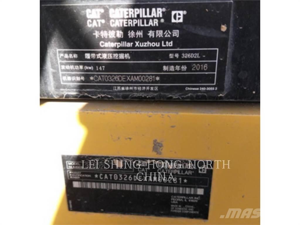 CAT 326D2L Roomikekskavaatorid