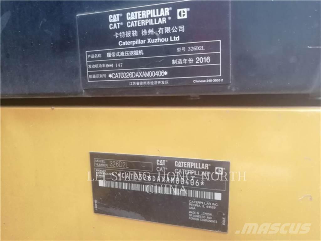 CAT 326D2L Roomikekskavaatorid