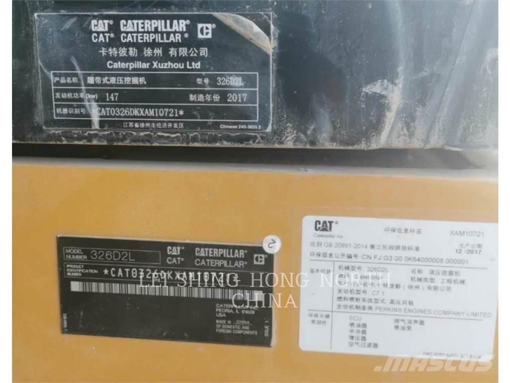 CAT 326D2L Roomikekskavaatorid