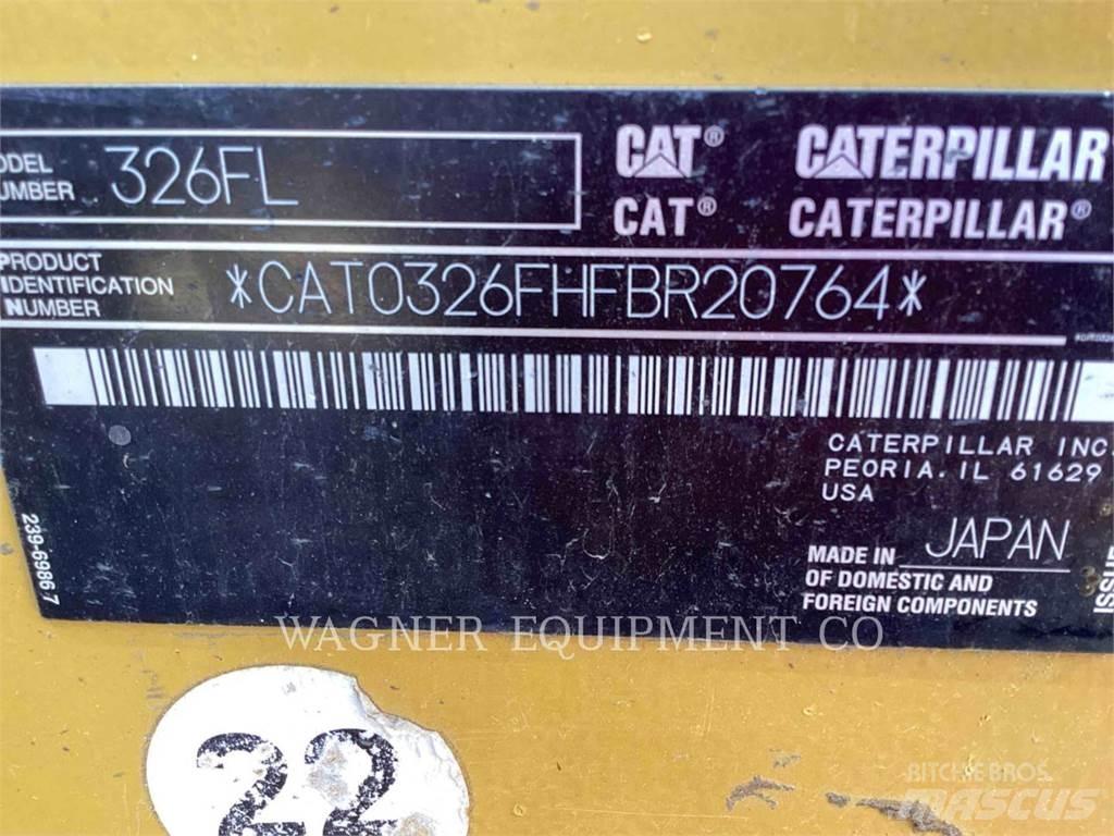 CAT 326FL Roomikekskavaatorid