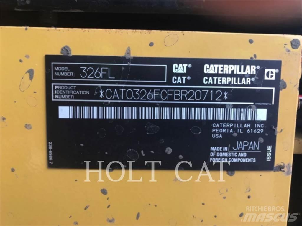 CAT 326FL Roomikekskavaatorid