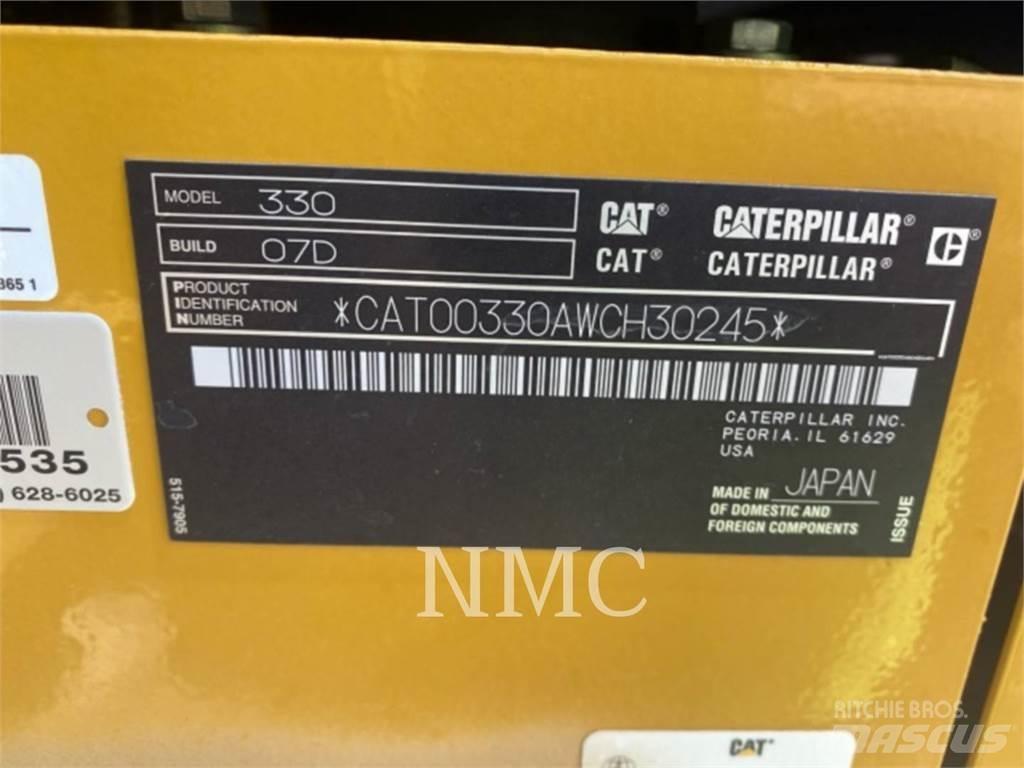 CAT 330 Roomikekskavaatorid