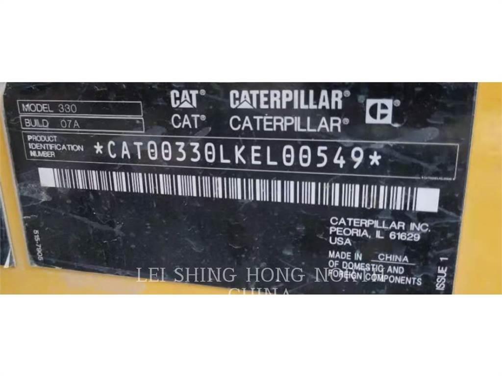 CAT 330-07 Roomikekskavaatorid
