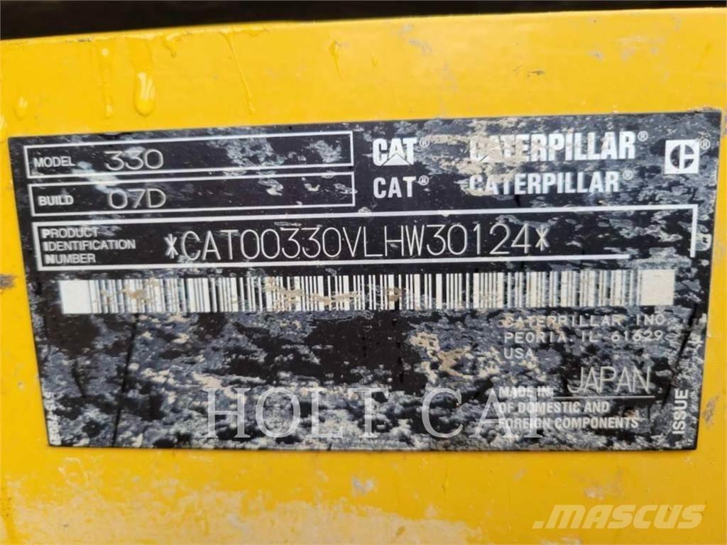 CAT 330 TC Roomikekskavaatorid