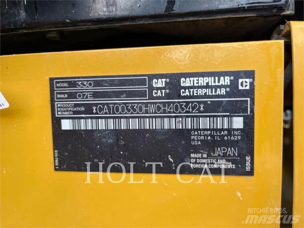CAT 330 TC Roomikekskavaatorid