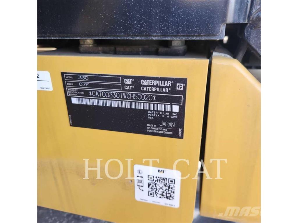 CAT 330 TC Roomikekskavaatorid
