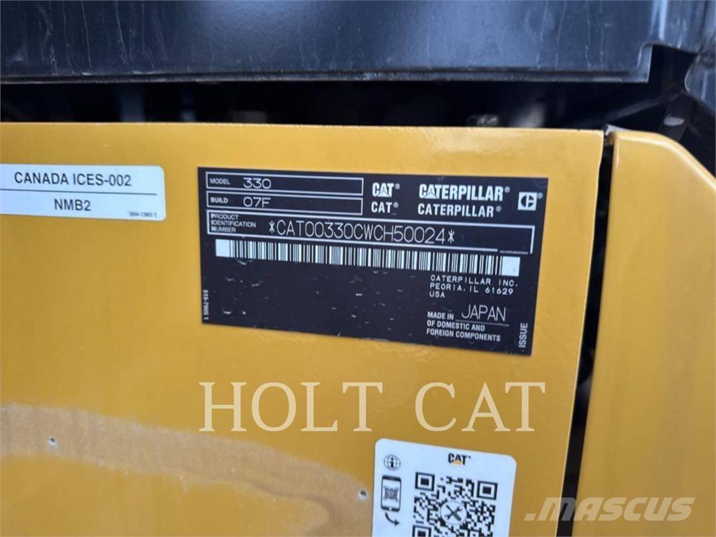 CAT 330 TC Roomikekskavaatorid