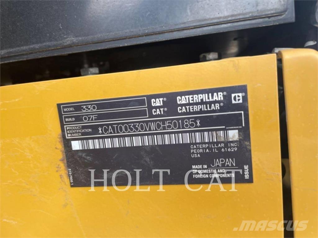 CAT 330 TC Roomikekskavaatorid