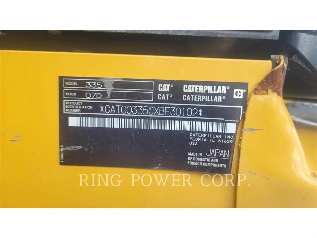 CAT 335QC Roomikekskavaatorid
