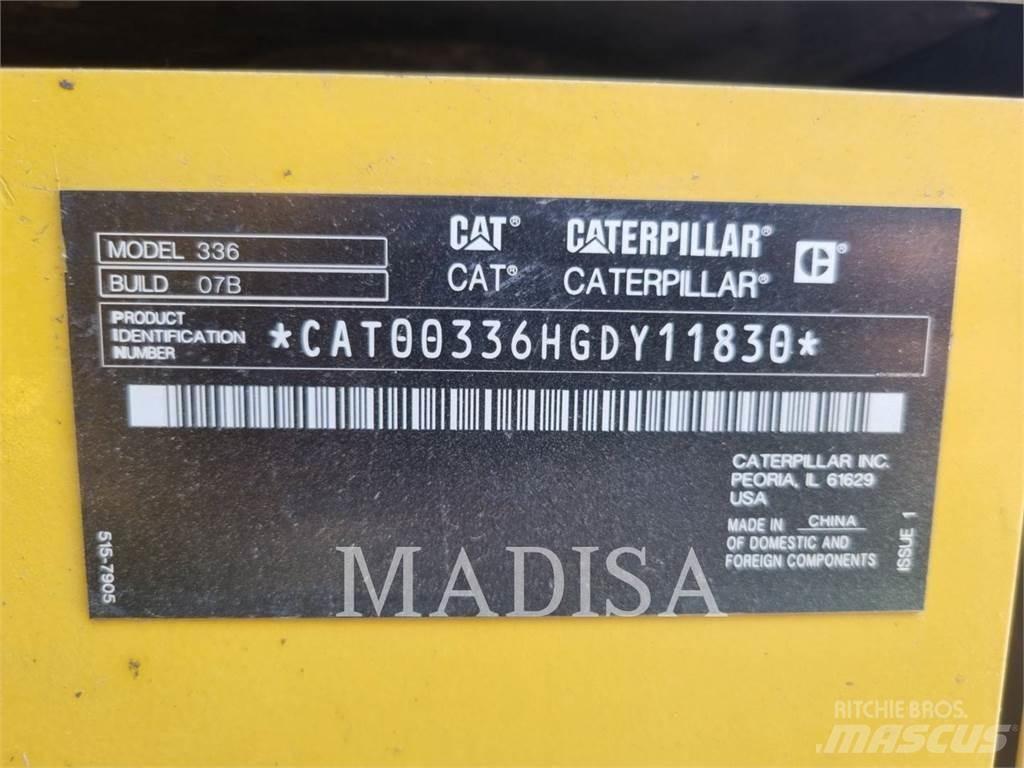CAT 336 Roomikekskavaatorid