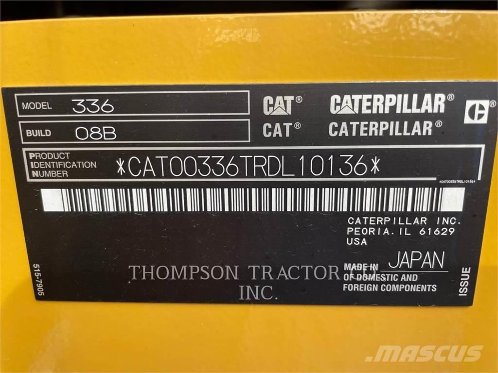 CAT 336 Roomikekskavaatorid