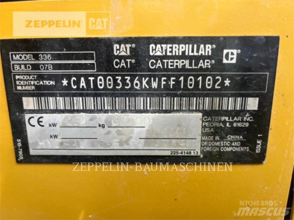CAT 336-07B Roomikekskavaatorid