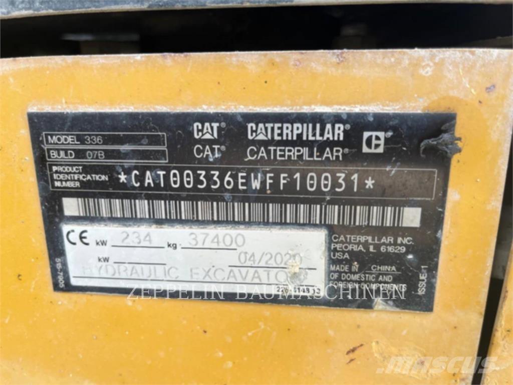 CAT 336-07B Roomikekskavaatorid