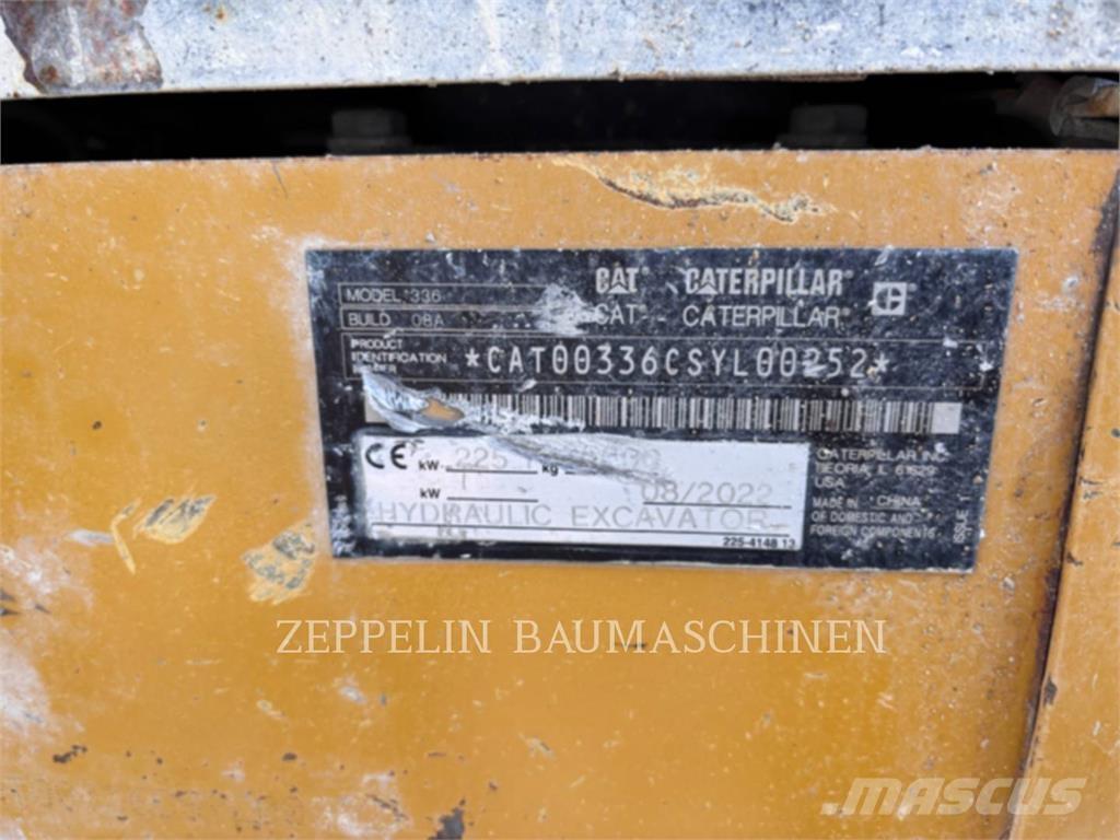 CAT 336-08 Roomikekskavaatorid