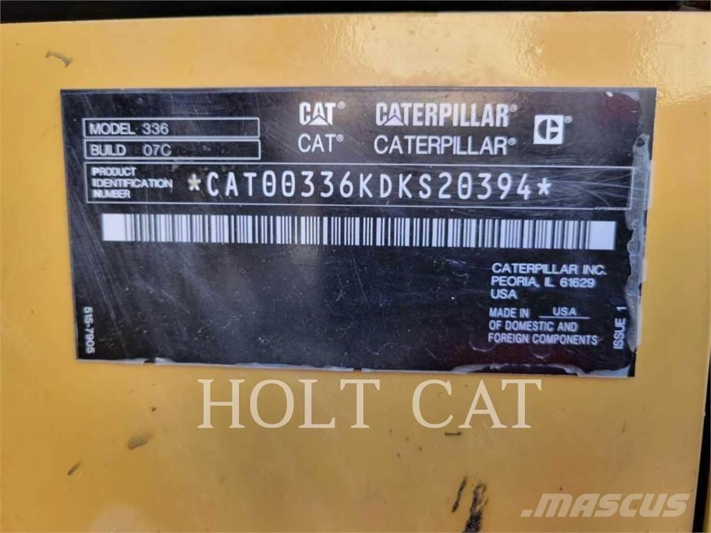 CAT 336 12 TC Roomikekskavaatorid