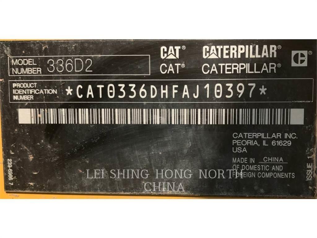 CAT 336D2 Roomikekskavaatorid