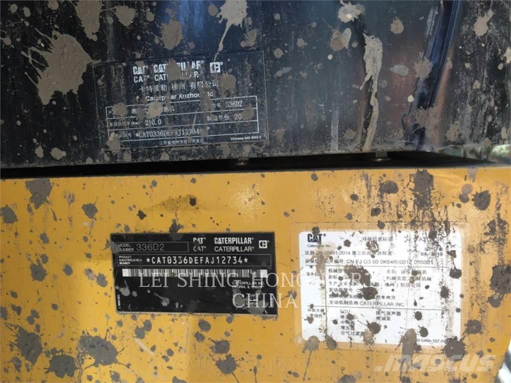 CAT 336D2 Roomikekskavaatorid