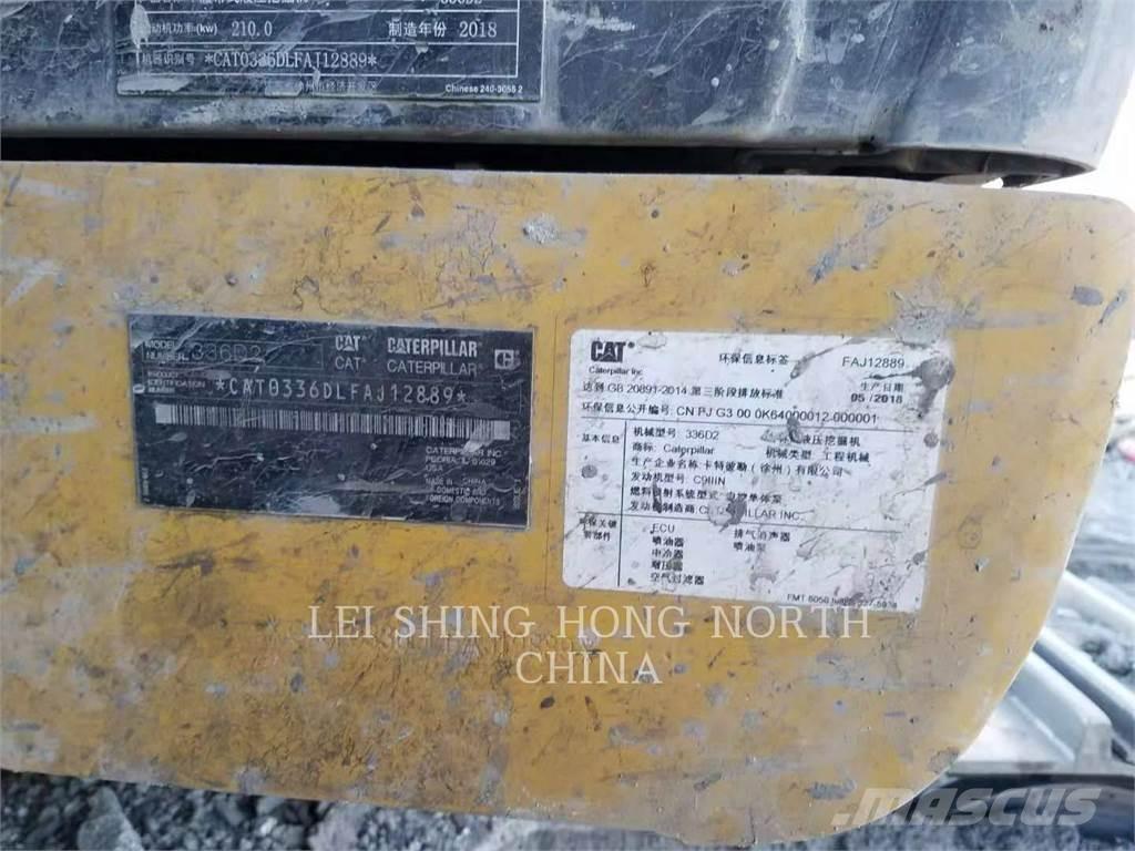 CAT 336D2 Roomikekskavaatorid