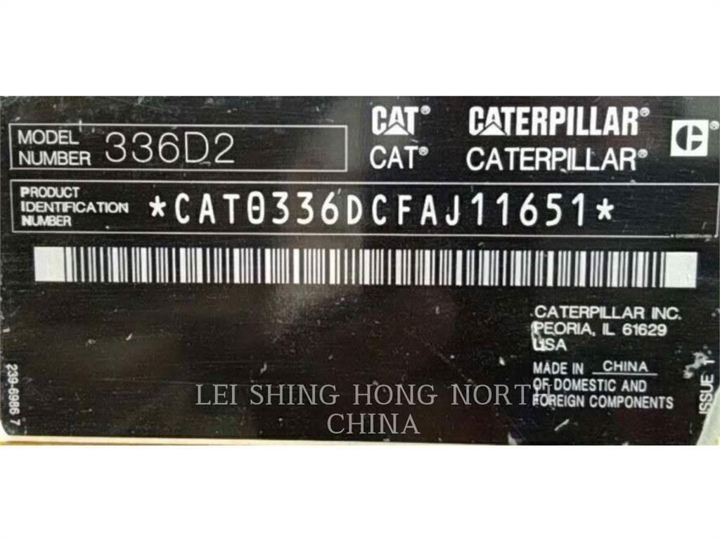 CAT 336D2 Roomikekskavaatorid