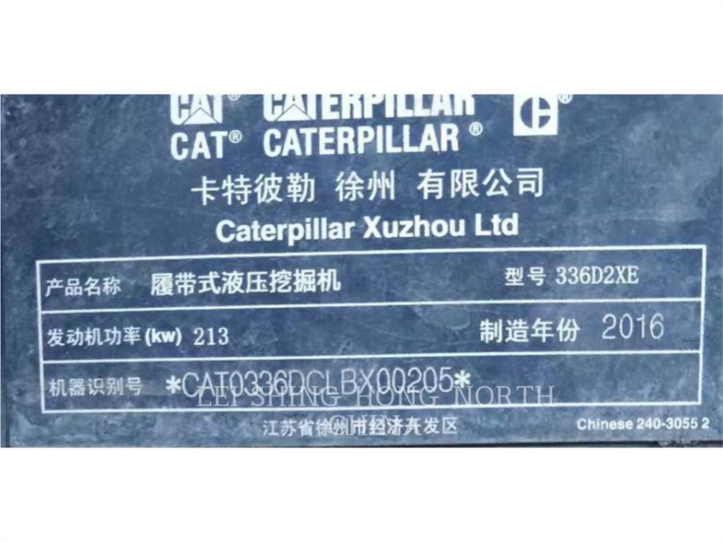 CAT 336D2XE Roomikekskavaatorid