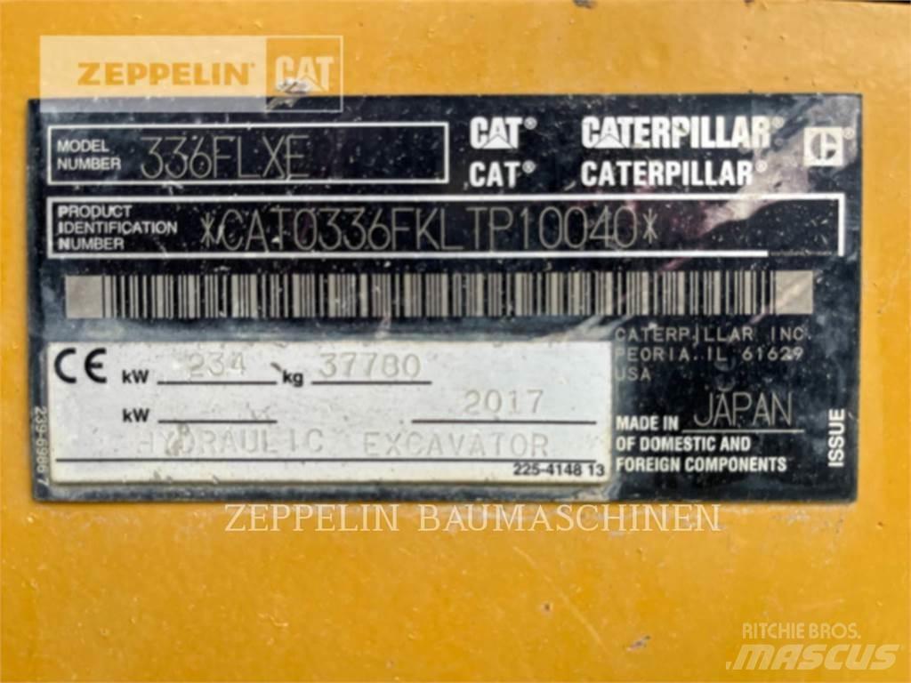 CAT 336FLNXE Roomikekskavaatorid