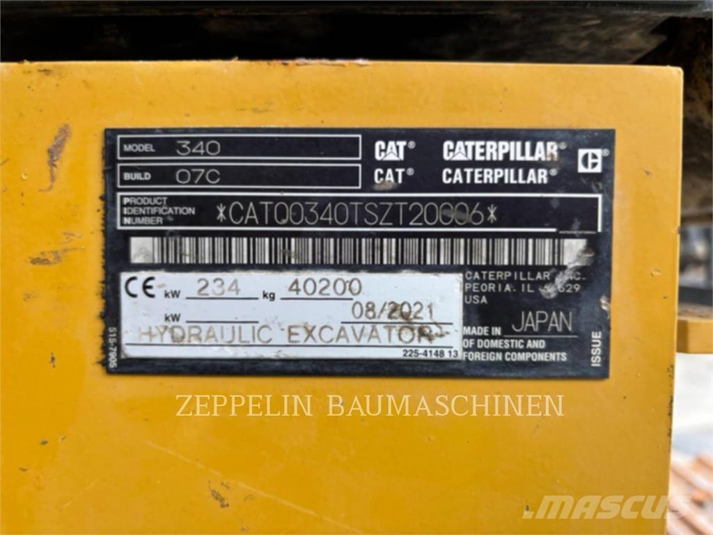 CAT 340-07A Roomikekskavaatorid