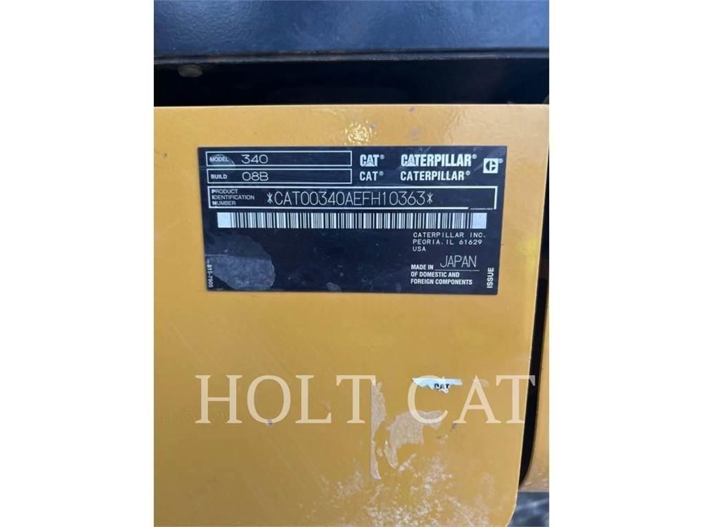 CAT 340 10 TC Roomikekskavaatorid