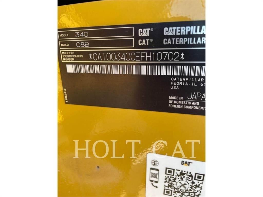 CAT 340 10 TC Roomikekskavaatorid