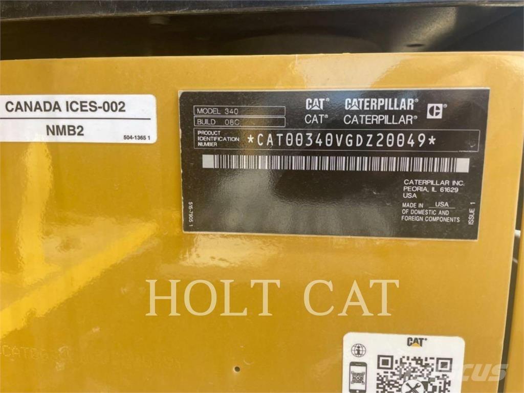 CAT 340 10 TC Roomikekskavaatorid