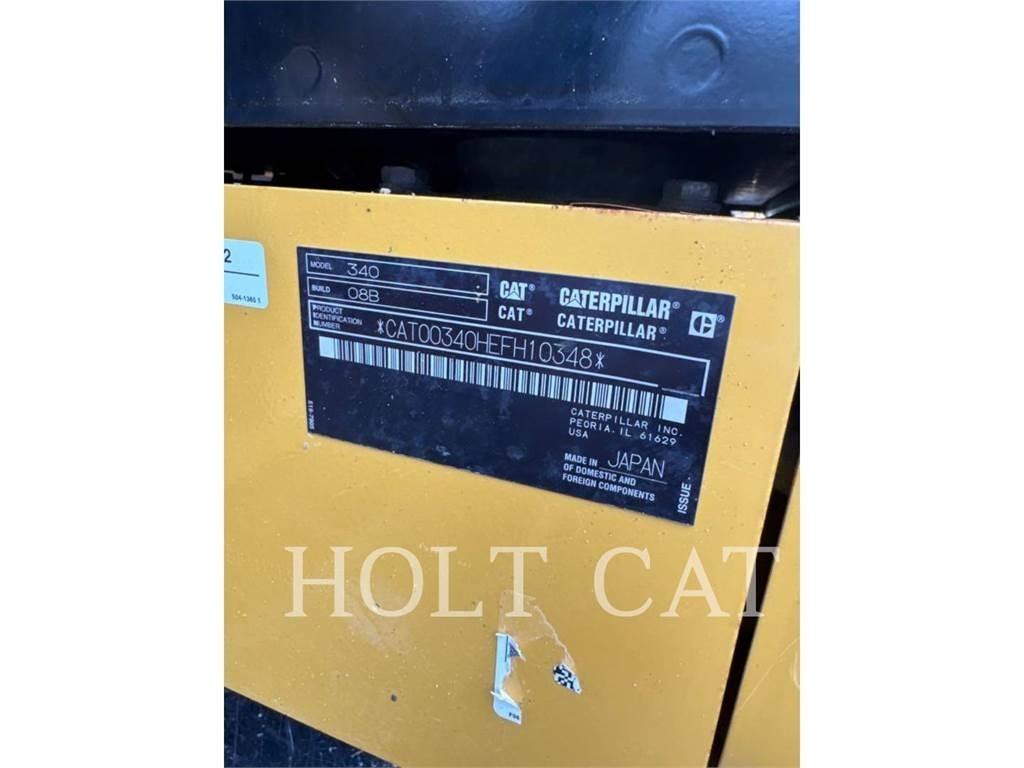 CAT 340 12 TC Roomikekskavaatorid