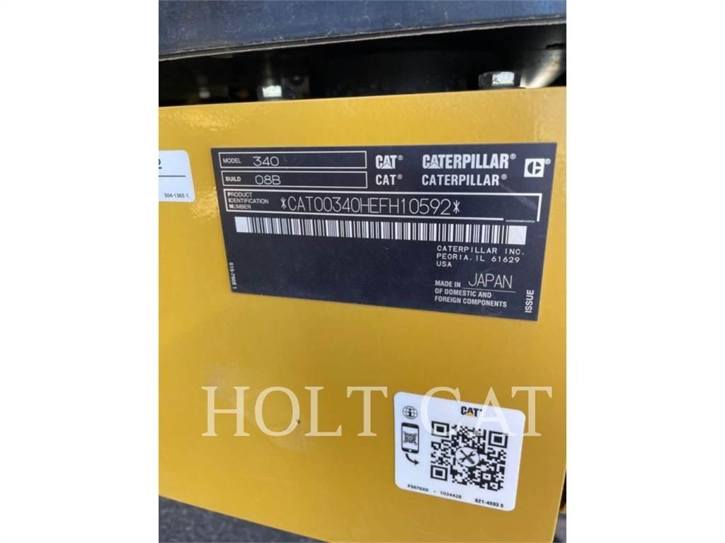 CAT 340 12 TC Roomikekskavaatorid