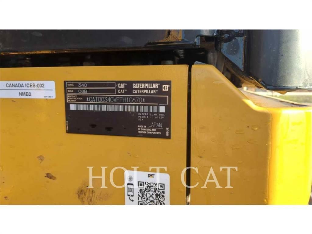 CAT 340 12 TC Roomikekskavaatorid
