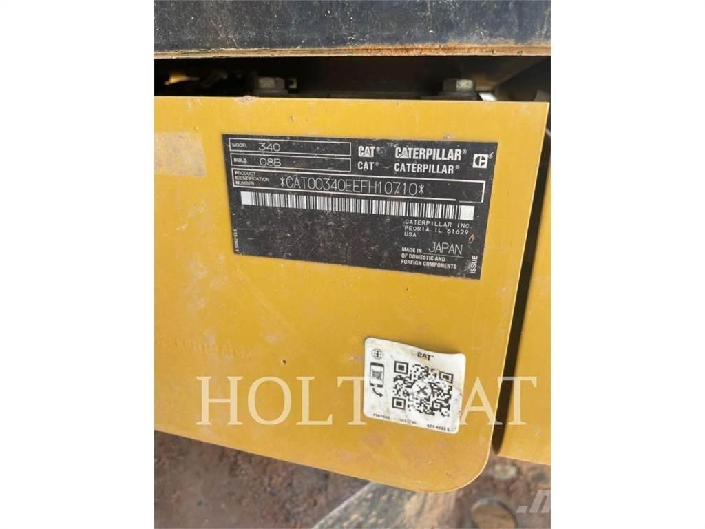 CAT 340 12 TC Roomikekskavaatorid