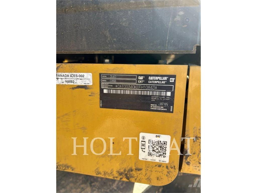 CAT 340 12 TC Roomikekskavaatorid