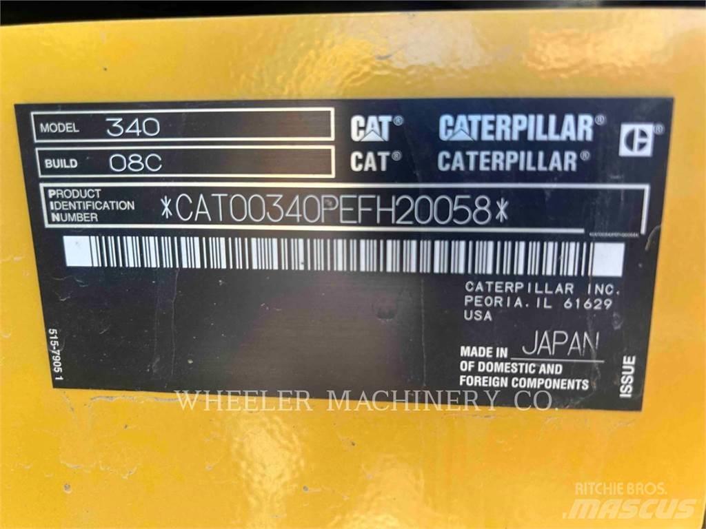 CAT 340 CF Roomikekskavaatorid