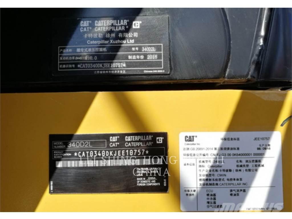 CAT 340D2L Roomikekskavaatorid