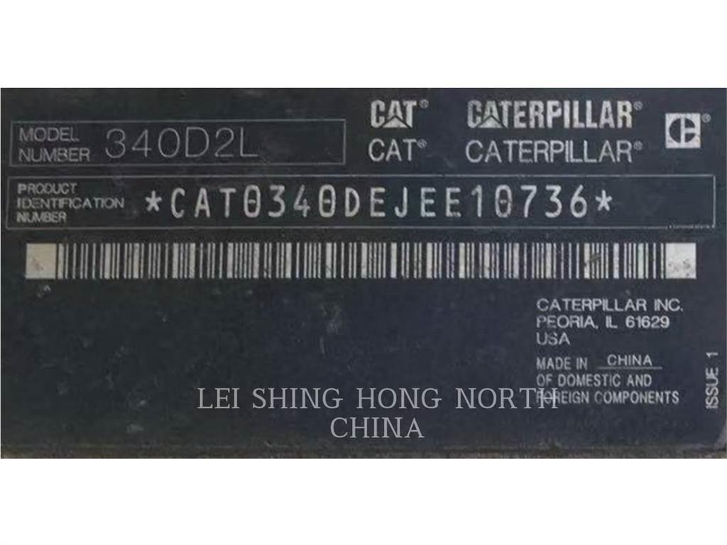 CAT 340D2L Roomikekskavaatorid