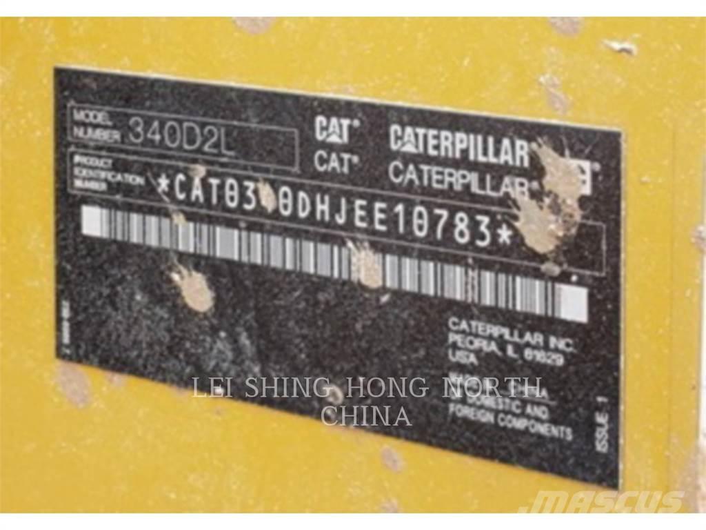 CAT 340D2L Roomikekskavaatorid