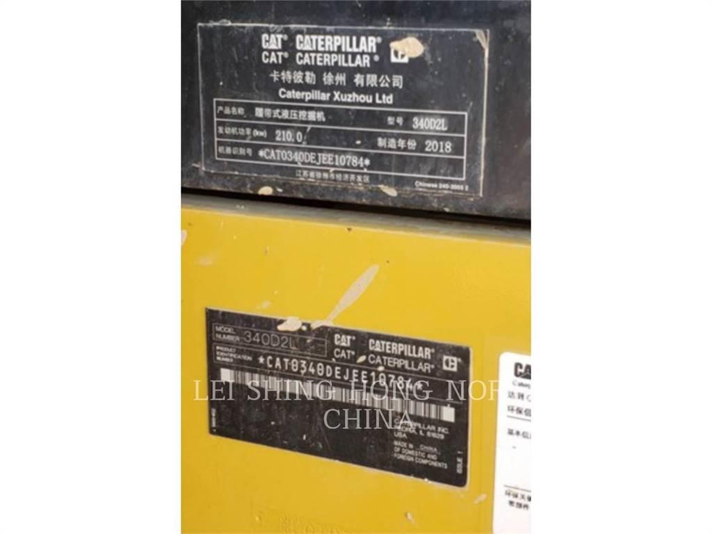 CAT 340D2L Roomikekskavaatorid